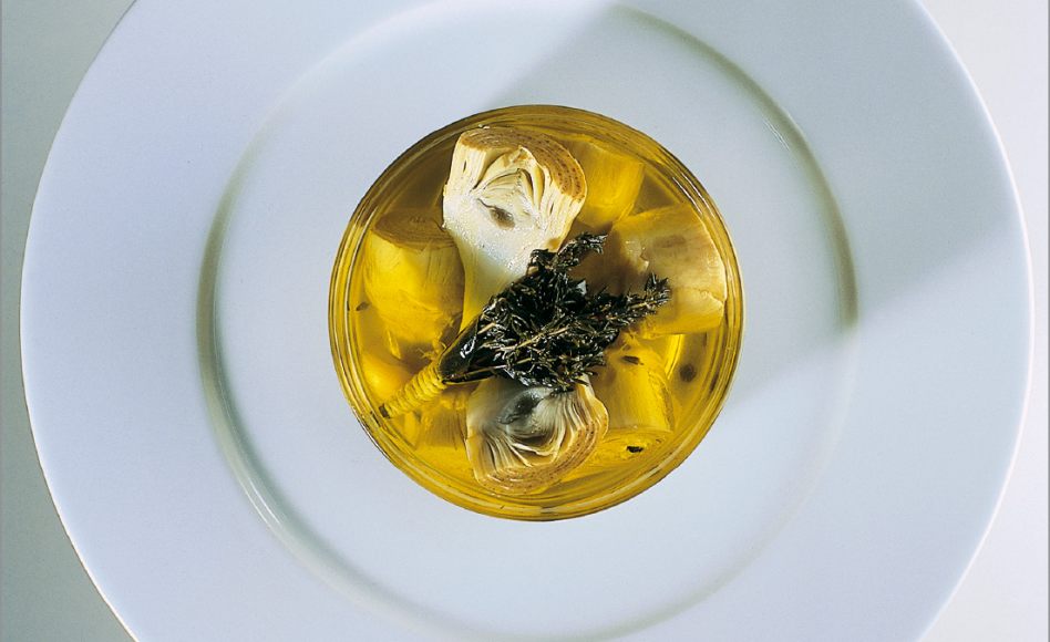 Artichauts piquants à l’huile par Alain Ducasse