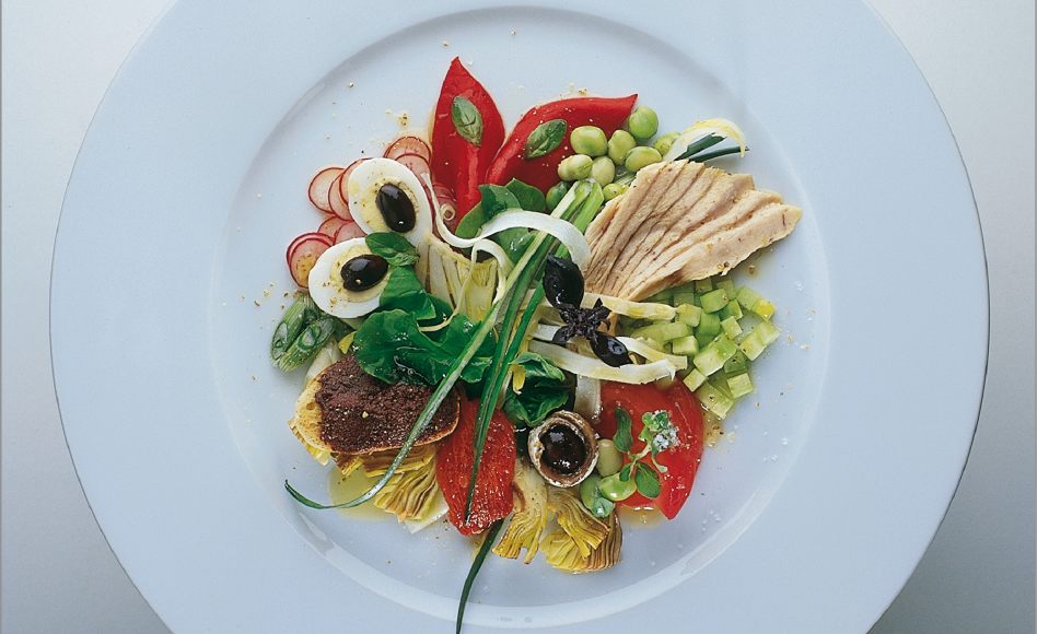 Salade « printemps des arts » par Alain Ducasse