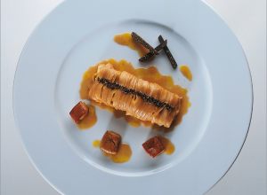 Pâtes fraîches aux truffes noires et foie gras par Alain Ducasse