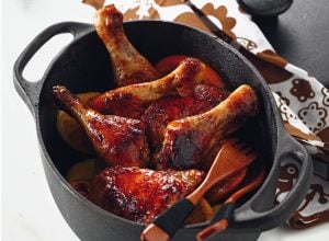 Poulet laqué aux agrumes