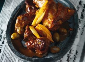 Tajine d'agneau au fenouil