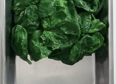 Equeuter les épinards