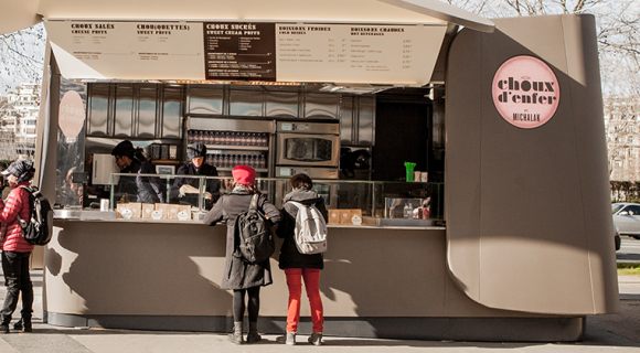 Choux d’enfer, le kiosque à choux by Michalak et Alain Ducasse