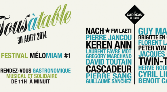 Tous à table organise le premier festival gastronomique pour tous