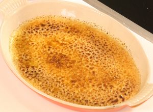 Recette de crème brûlée sans cuisson par Akrame Benallal