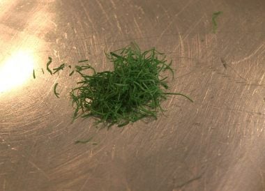 Ciseler du persil plat