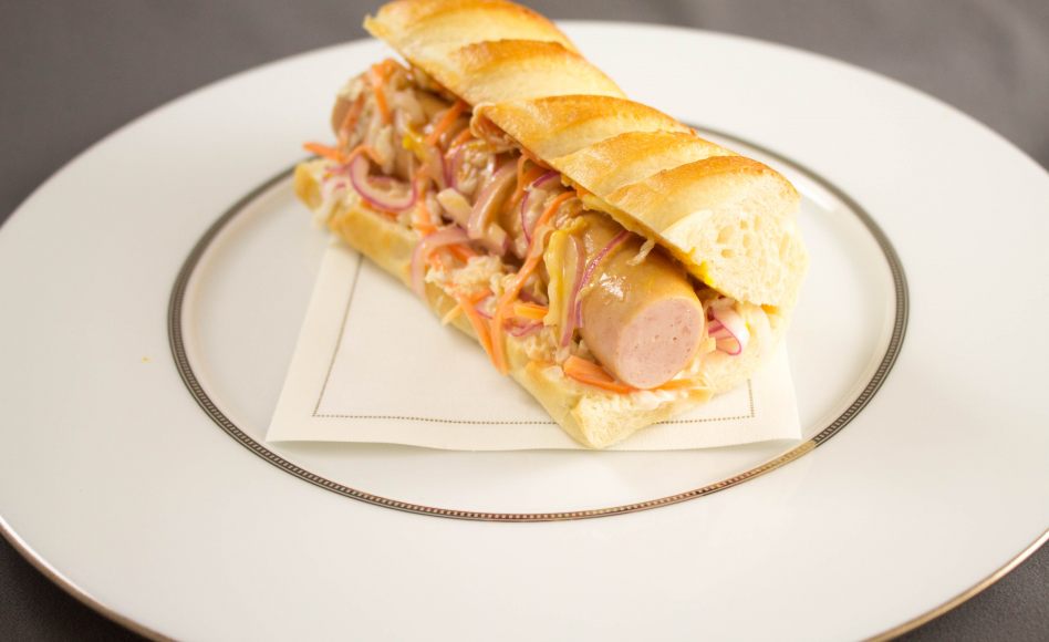 Recette de coleslaw hot dog par Alain Ducasse
