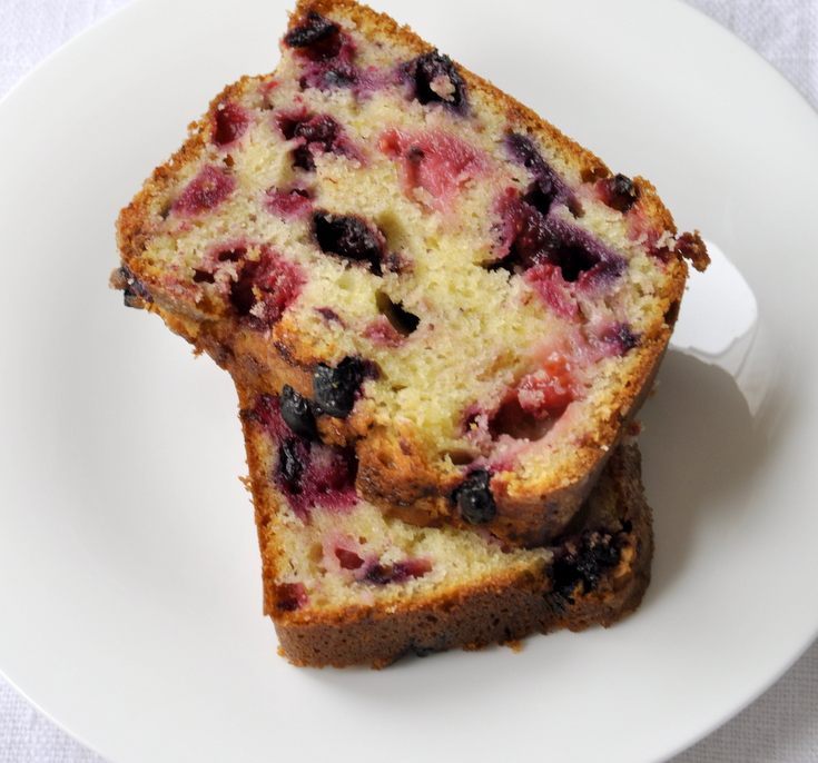 Recette De Cake Au Cream Cheese Et Aux Fruits Rouges Par Pascale Weeks