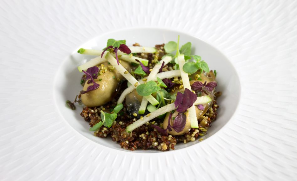 Recette d'huître et quinoa par Alain Ducasse