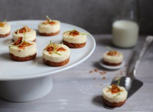 Mini cheesecakes passion & agrumes