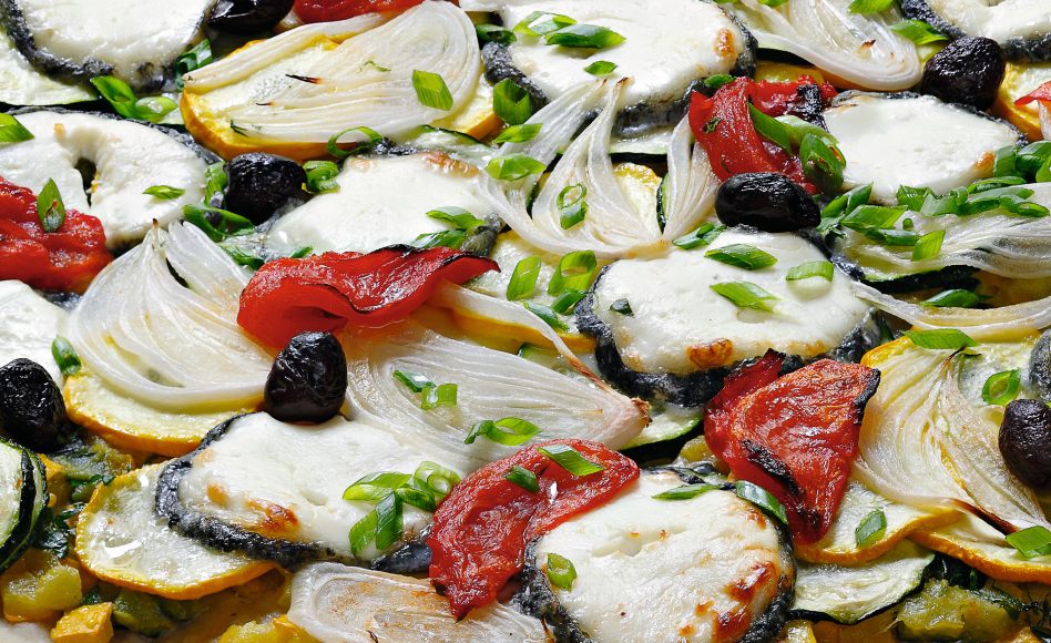 Recette de pizza aux courgettes et au Sainte-Maure par Alain Ducasse