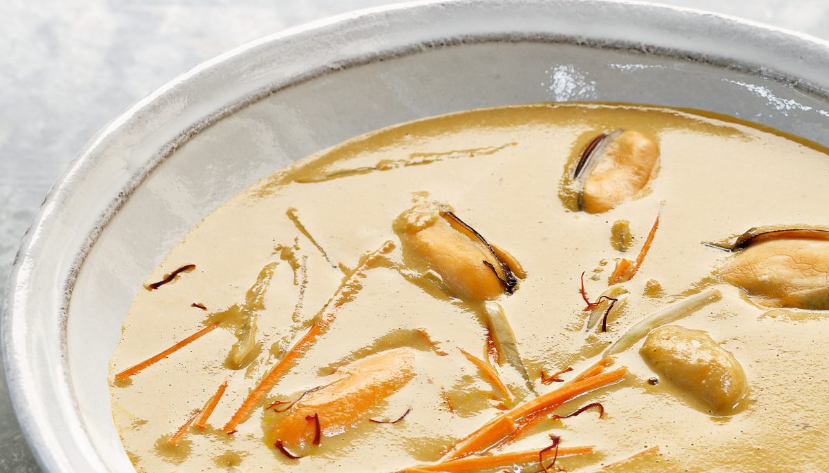 Recette de soupe de moules au safran