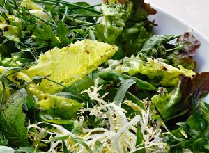 Recette de salade d’herbes par Alain Ducasse