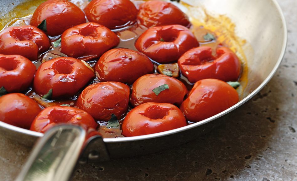 Recette de tomates à la poêle par Alain Ducasse