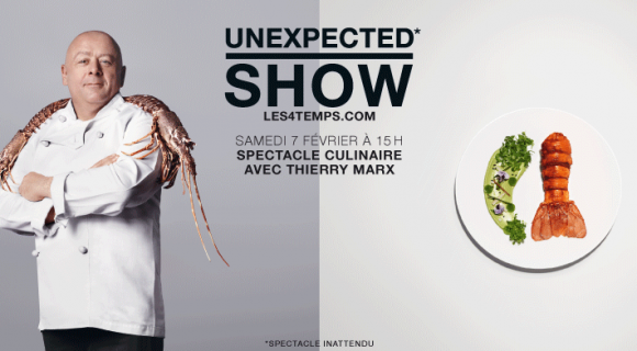 Unexpected Show : le spectacle culinaire gratuit de Thierry Marx à la Défense