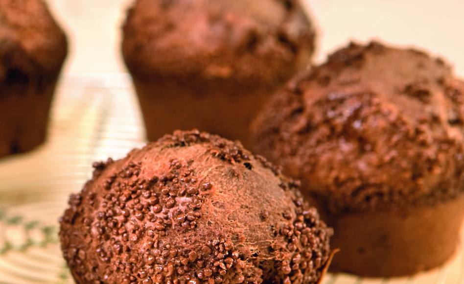 Muffins tout chocolat par Alain Ducasse