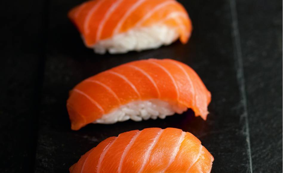Sushi au saumon par Alain Ducasse