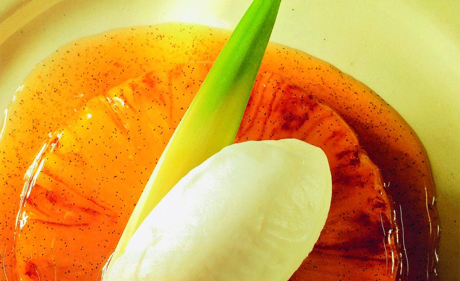 Ananas caramélisé au beurre de vanille par Joël Robuchon