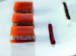 Tomate et caviar par Thierry Marx