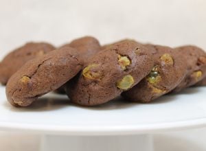 Cookies au cacao et aux raisins