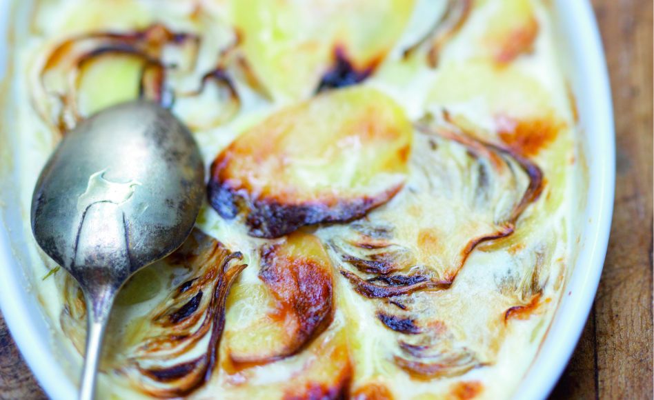Gratin dauphinois fenouil et pommes de terre par Julie Andrieu