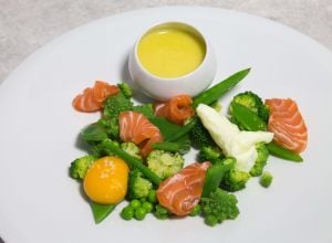 Recette d'œufs mollets et saumon gravlax par Alain Ducasse