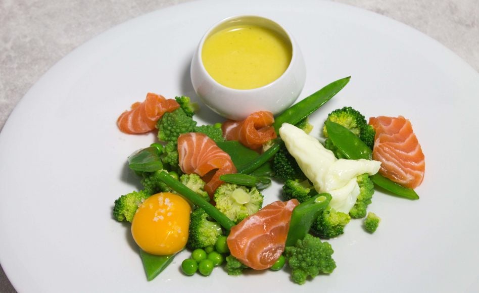 Recette d'œufs mollets et saumon gravlax par Alain Ducasse