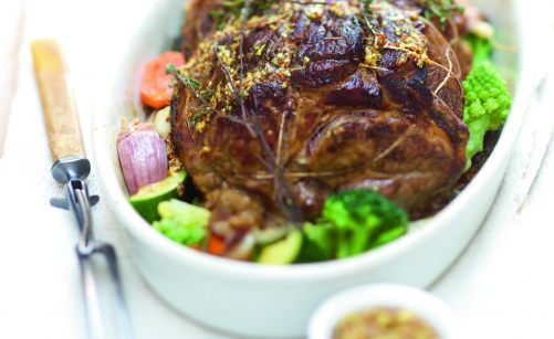 Roti De Porc Au Miel Thym Et Moutarde Par Julie Andrieu