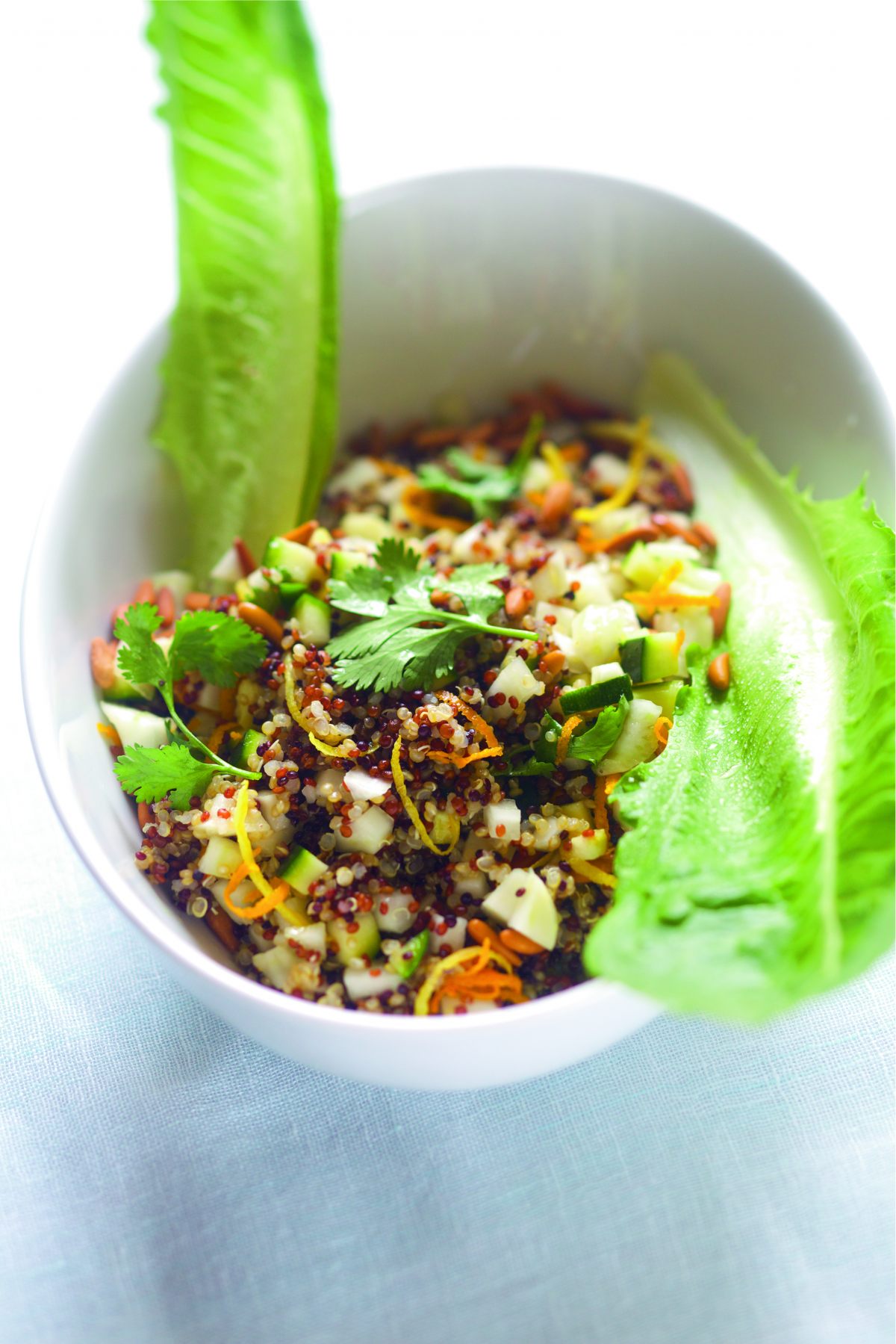 Salade de quinoa au fenouil et à l'orange par Julie Andrieu