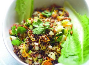 Salade de quinoa au fenouil et à l'orange par Julie Andrieu