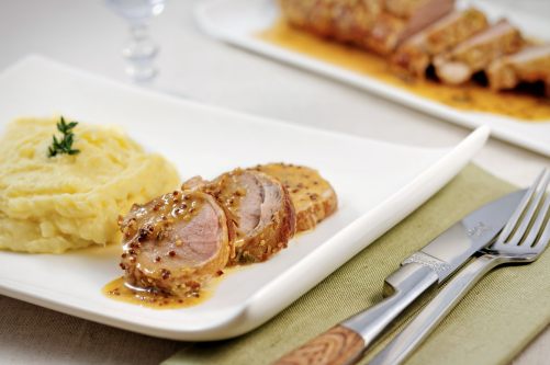 Recette De Filet Mignon De Porc Au Miel Et A La Moutarde Au Four