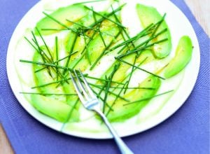 Carpaccio avocat et poire