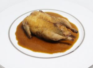 Cailles farcies au foie gras par Alain Ducasse