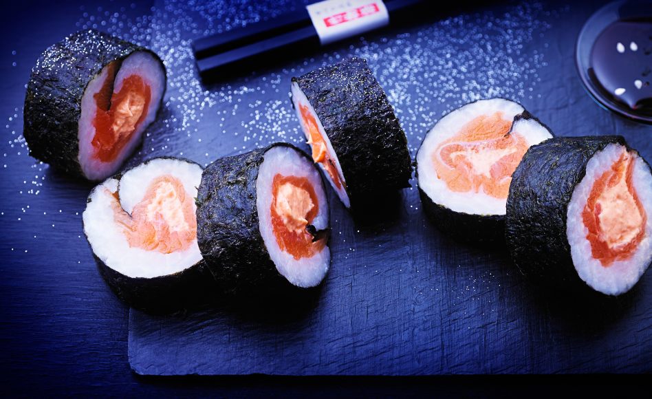 Recette de makis saumon-tarama