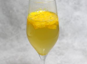 Cocktail champagne agrumes