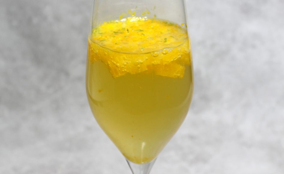 Recette de cocktail champagne agrumes par Alain Ducasse