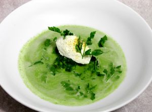 Recette de soupe glacée de brocolis par Alain Ducasse