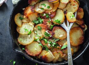Recette de pommes de terre sarladaises par Julie Andrieu