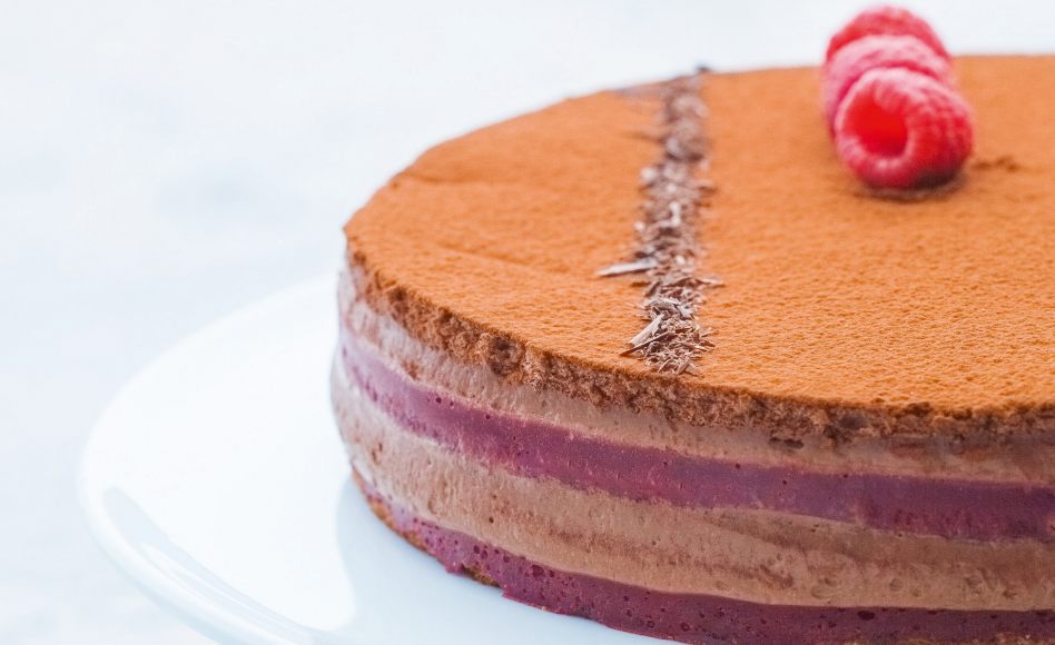 Recette gâteau au chocolat moelleux sans gluten et framboise