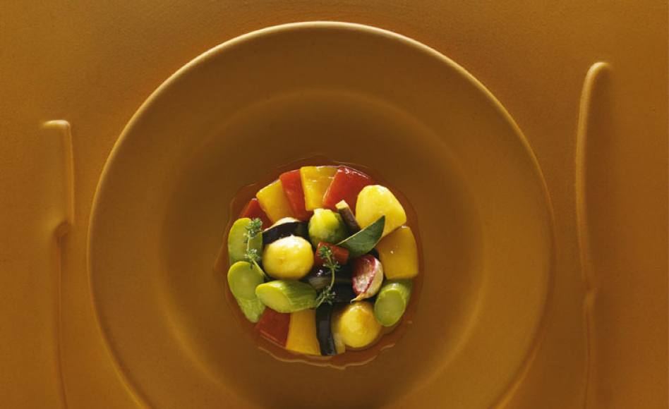 Cassolette de légumes d’été par Alain Ducasse