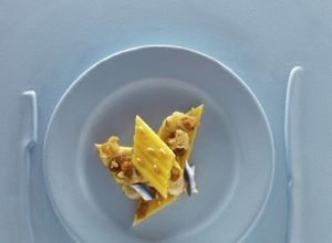 Macaroni au chou-fleur et anchois par Alain Ducasse