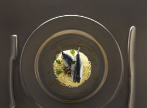 Vermicelli aux anchois frais et aux câpres par Alain Ducasse
