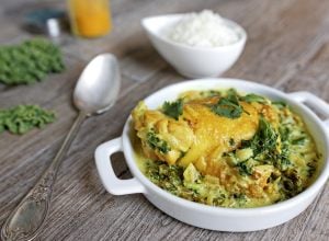 Curry de Poulet au chou kale