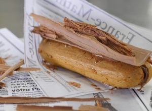 Recette d'Éclair sandwich vanille pécan par Christophe Adam
