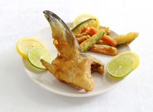 Recette de tempura de cobia aux légumes par Open Blue