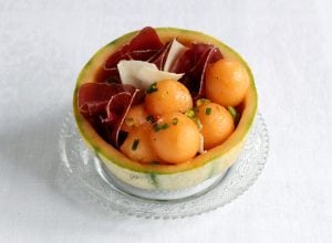 Recette de melon et viande des Grisons par Philibon
