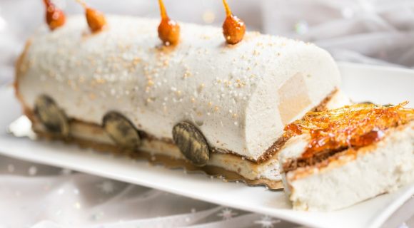 Bûches de Noël : les 4 créations de nos chefs pâtissiers