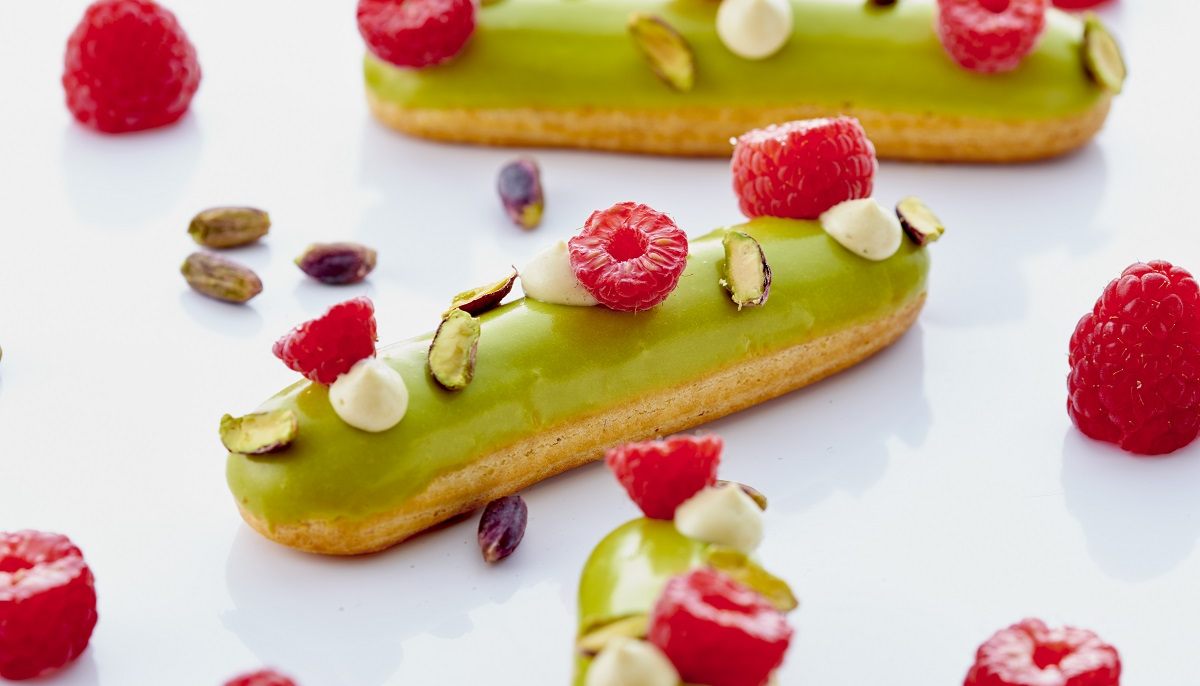 Recette D Eclair Framboise Pistache Par Jimmy Mornet Recette D Eclair Framboise Pistache Par Jimmy Mornet
