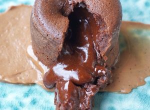 recette de gâteau au chocolat cœur coulant par Dimples Man