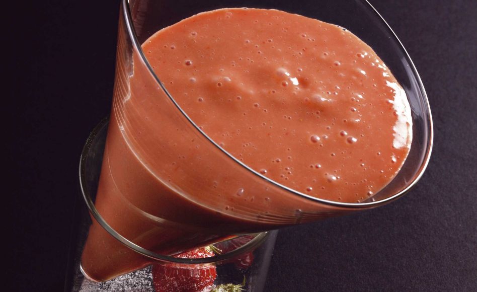 Recette de smoothie fraise-mangue par Joël Robuchon